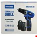 دریل پیچ گوشتی شارژی ویوارکس 12 ولت مدل VR1215V-2B دو باتری