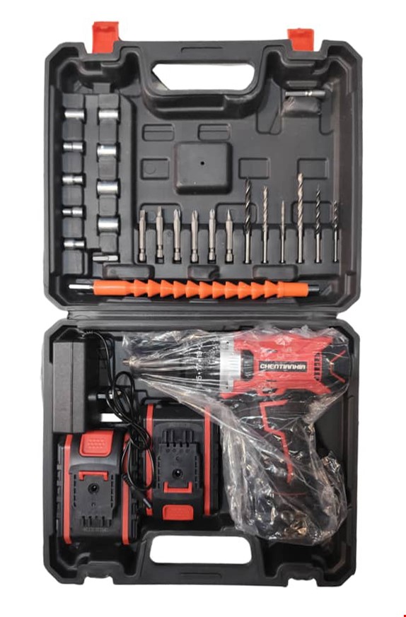 دریل و پیچ گوشتی شارژی CHENTIANXIA با دو باتری 21 ولت