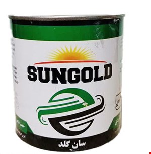 رنگ روغنی مشکی نیم براق سان گلد 1 کیلویی