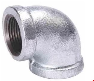 زانو 90 درجه 1 اینچ گالوانیزه (سایز 32 میلیمتر) زانو آهنی